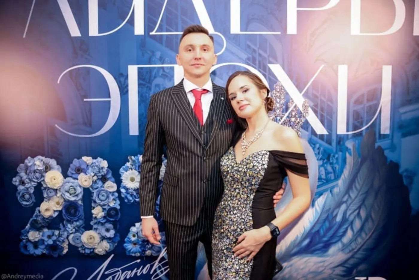 Основатели премии Никита Лобанов и Яна Киреева на церемонии «Лидеры эпохи»
